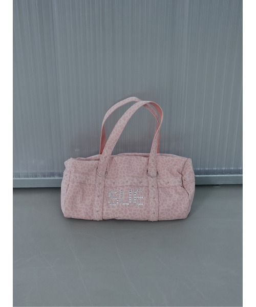 SETUPEXE(セットアップイーエックスイー)の「A'GEM/9 × .kom 『SETUPEXE/セットアップイーエックスイー』 LEO STUDDED DUFFEL BAG/レオパード スタッズ ダッフルバッグ(ドラムバッグ・レディース・パープル/ピンク/チャコールグレー・FREE)」の15枚目の写真