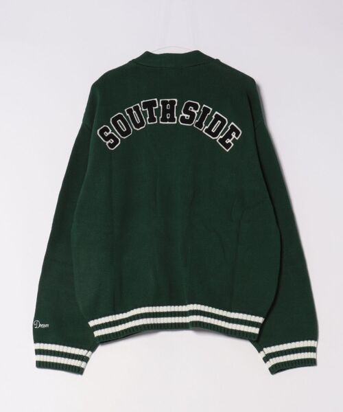 STYLISE（スタイライズ）の「【BREATH】BH PATCH KNIT CARDIGAN / グリーン [BR25AW-N3002]（カーディガン/ボレロ・メンズ・グリーン・M/L）」の2枚目の写真