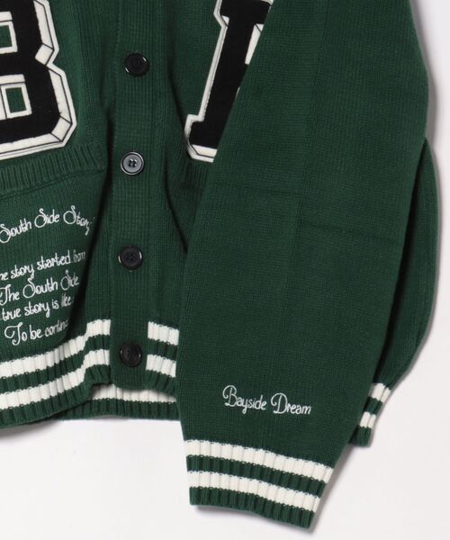 STYLISE（スタイライズ）の「【BREATH】BH PATCH KNIT CARDIGAN / グリーン [BR25AW-N3002]（カーディガン/ボレロ・メンズ・グリーン・M/L）」の3枚目の写真