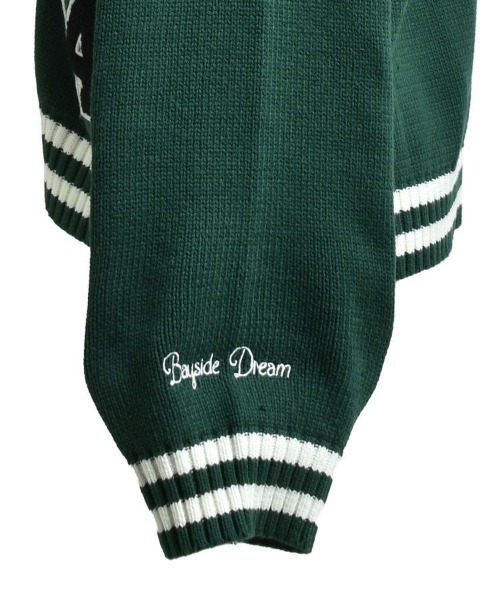STYLISE（スタイライズ）の「【BREATH】BH PATCH KNIT CARDIGAN / グリーン [BR25AW-N3002]（カーディガン/ボレロ・メンズ・グリーン・M/L）」の4枚目の写真