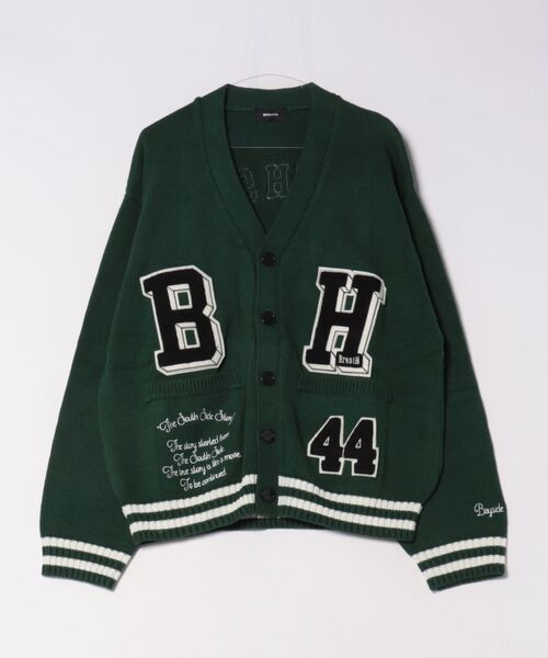 STYLISE（スタイライズ）の「【BREATH】BH PATCH KNIT CARDIGAN / グリーン [BR25AW-N3002]（カーディガン/ボレロ・メンズ・グリーン・M/L）」の5枚目の写真