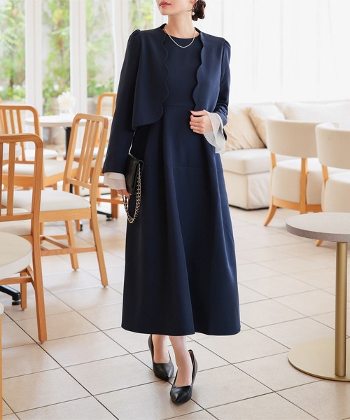 セール】[ セレモニー ] [ 低身長向けサイズ ] 3点セット スカラップ