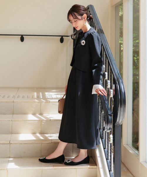 セール】[ セレモニー ] [ 低身長向けサイズ ] 3点セット スカラップ