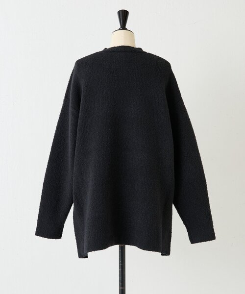 BEARDSLEY（ビアズリー）の「ブークレ接結スリットプルオーバー（ニット/セーター・レディース・ホワイト/ブラック・FREE）」の12枚目の写真