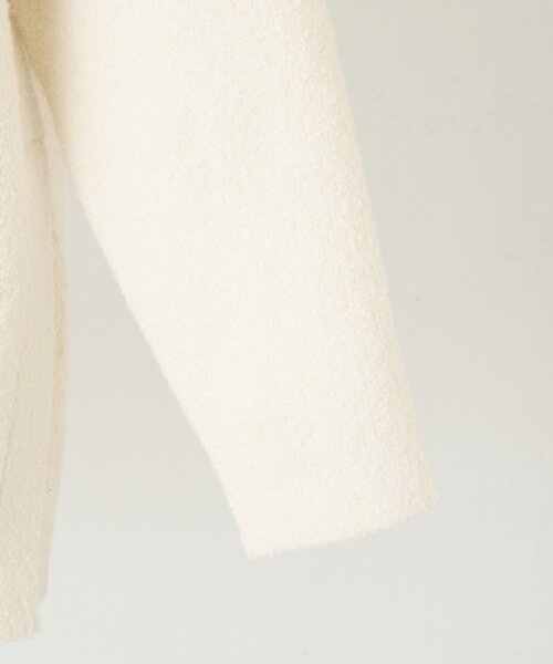 BEARDSLEY（ビアズリー）の「ブークレ接結スリットプルオーバー（ニット/セーター・レディース・ホワイト/ブラック・FREE）」の19枚目の写真