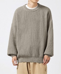 JOHNNY WOLF（ジョニーウルフ）の「ROSETTA ふわもち ドロップショルダー 畔編み ニット セーター（ニット/セーター）」