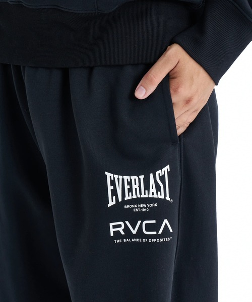 EVERLAST(スポーツ・ライフスタイル)(エバーラスト)の「RVCA メンズ RVCA×EVERLAST SWEAT PANTS セットアップボトムス 【2025年秋冬モデル】/ルーカエバーラストコラボスウェットパンツ(SET UP・セットアップ可能・空港コーデ)(スウェットパンツ・メンズ・ヘザーグレー/ブラック/ホワイト系その他・SMALL/MEDIUM/LARGE/X-LARGE)」の16枚目の写真