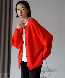 amini | 【2025 AW】もちもちニット　ラグランスリーブカーディガン(カーディガン/ボレロ)