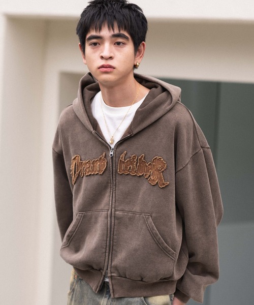 WEGO/ショートグラフィックZIPパーカー（パーカー）｜WEGO（ウィゴー