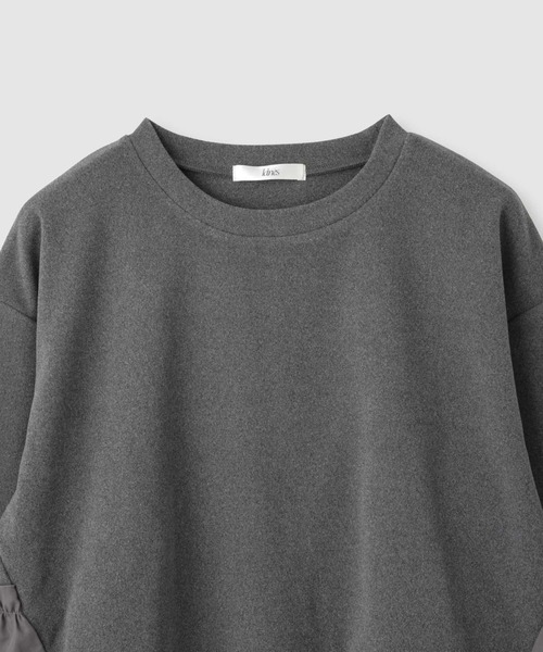 Mac-House(マックハウス)の「Idnes 360°美シルエット ペプラムプルオーバー(Tシャツ/カットソー・レディース・グレー/ブラック/アイボリー・FREE)」の20枚目の写真