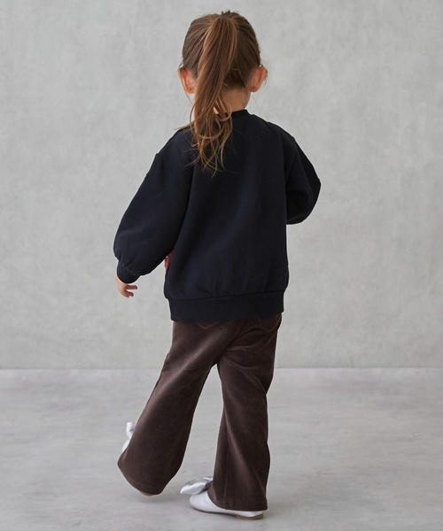 petit main（プティマイン）の「カットコールフレアパンツ（その他パンツ・キッズ・ブラック/ライトピンク/ブルー/アイボリー/ダークブラウン・100cm/120cm/80ｃｍ/130cm/110cm/90cm）」の11枚目の写真