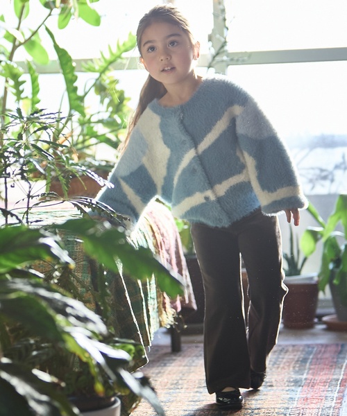 petit main（プティマイン）の「カットコールフレアパンツ（その他パンツ・キッズ・ブラック/ライトピンク/ブルー/アイボリー/ダークブラウン・100cm/120cm/80ｃｍ/130cm/110cm/90cm）」の13枚目の写真