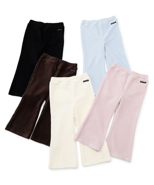 petit main(プティマイン)の「カットコールフレアパンツ(その他パンツ・キッズ・ブラック/ライトピンク/ブルー/アイボリー/ダークブラウン・100cm/120cm/80cm/130cm/110cm/90cm)」の16枚目の写真