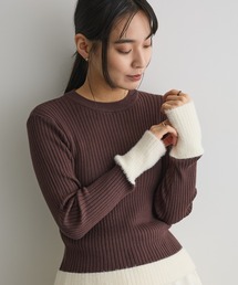 CRAFT STANDARD BOUTIQUE（クラフトスタンダードブティック）の「とてもち袖シャギーニットプルオーバー◆（ニット/セーター）」