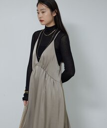 GALLARDAGALANTE | ディープVサテンキャミワンピース(ワンピース)