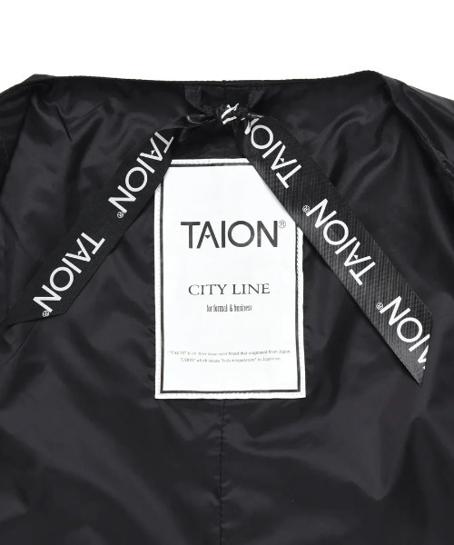 TAION(タイオン)の「TAION/タイオン/“SINGLE SNAP BUTTON"DOWN GILET(ダウンベスト・メンズ・チャコールグレー/ブラック・M/L/XL)」の5枚目の写真