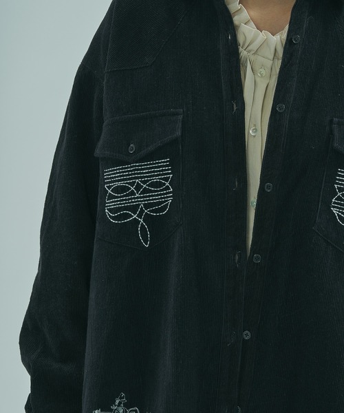INDIA IS BEAUTIFUL(インディアイズビューティフル)の「【ROSE BUD別注】(INDIA IS BEAUTIFUL)WESTERN SHIRTS JACKET(その他アウター・レディース・ブラック/ブラウン・ONE SIZE)」の11枚目の写真