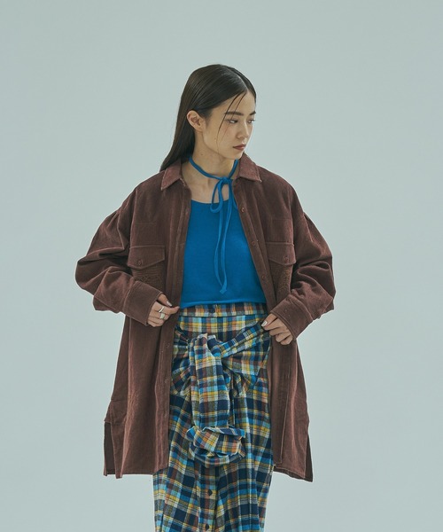 INDIA IS BEAUTIFUL(インディアイズビューティフル)の「【ROSE BUD別注】(INDIA IS BEAUTIFUL)WESTERN SHIRTS JACKET(その他アウター・レディース・ブラック/ブラウン・ONE SIZE)」の15枚目の写真