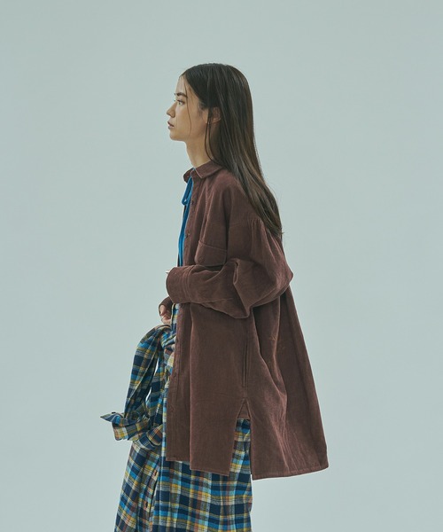 INDIA IS BEAUTIFUL(インディアイズビューティフル)の「【ROSE BUD別注】(INDIA IS BEAUTIFUL)WESTERN SHIRTS JACKET(その他アウター・レディース・ブラック/ブラウン・ONE SIZE)」の16枚目の写真