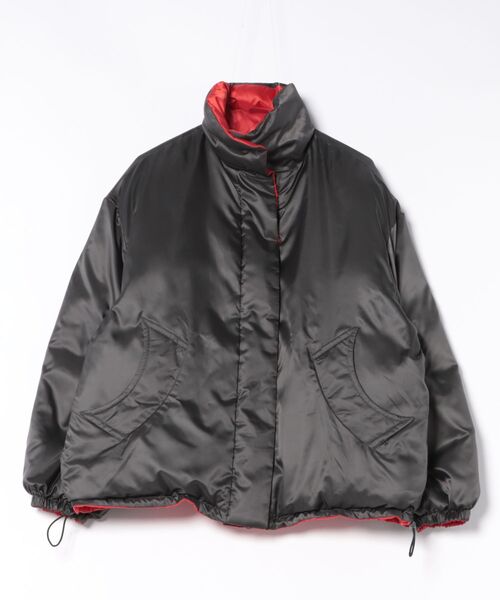 ﾘｻｲｸﾙﾎﾟﾘｴｽﾃﾙﾀﾌﾀﾌｧｰ付ﾘﾊﾞｰｼﾌﾞﾙﾀﾞｳﾝ（その他アウター）｜Vivienne