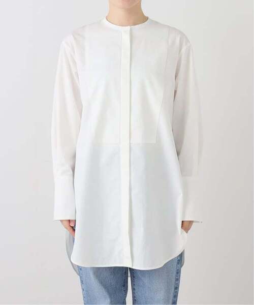 VERMEIL par iena(ヴェルメイユパーイエナ)の「ソフトブロードバンドカラーシャツ(シャツ/ブラウス・レディース・スカイブルー/ホワイト・FREE)」の21枚目の写真