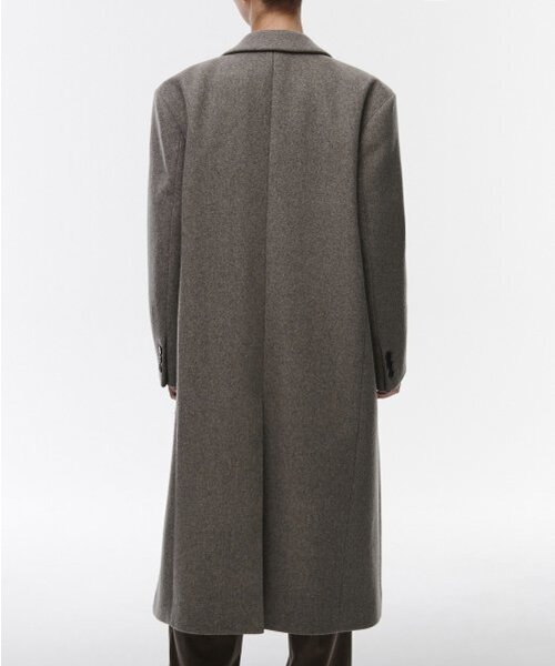 セール】ウィメンズウールブレンドオーバーショルダーダブルコート