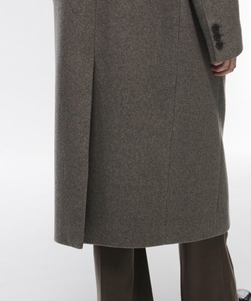 MUSINSA STANDARD WOMAN（ムシンサスタンダードウーマン）の「ウィメンズウールブレンドオーバーショルダーダブルコート[トープ]（チェスターコート・レディース・その他・MEDIUM/LARGE/X-SMALL）」の9枚目の写真