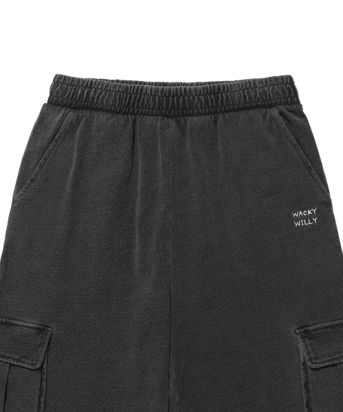 Wacky WiLLy（ワッキーウィリー）の「ウィメンズジャージデニムウォッシングカーゴパンツグレー（スウェットパンツ・レディース・その他・SMALL/MEDIUM）」の4枚目の写真