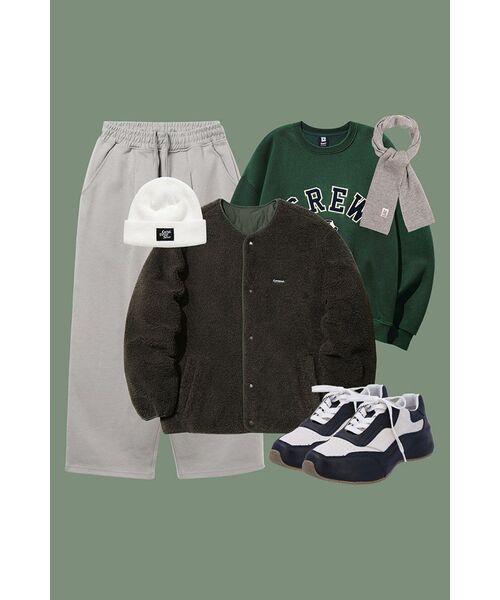 XERO（ゼロ）の「Deep One Tuck Sweat Pants [Dark Cloud]（スウェットパンツ・メンズ・その他・LARGE/MEDIUM/SMALL）」の4枚目の写真