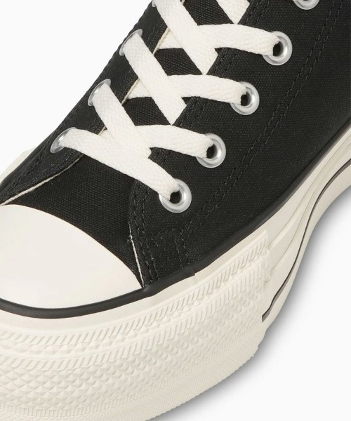 STYLISE(スタイライズ)の「【CONVERSE】ALL STAR LIFTED OVERTAPE HI(スニーカー・レディース・ホワイト×ブラック/ブラック・22.5cm/23.0cm/22.0cm/23.5cm/24.0cm)」の7枚目の写真