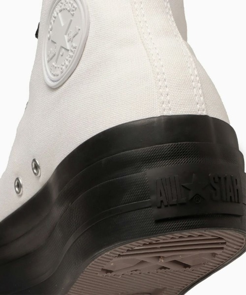 STYLISE(スタイライズ)の「【CONVERSE】ALL STAR LIFTED OVERTAPE HI(スニーカー・レディース・ホワイト×ブラック/ブラック・22.5cm/23.0cm/22.0cm/23.5cm/24.0cm)」の13枚目の写真