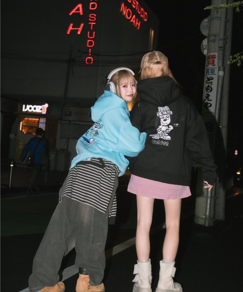 centimeter(センチメーター)の「Rock'n ruler hoodie(パーカー・メンズ・サックスブルー/ブラック/ヘザーグレー・MEDIUM/LARGE)」の4枚目の写真