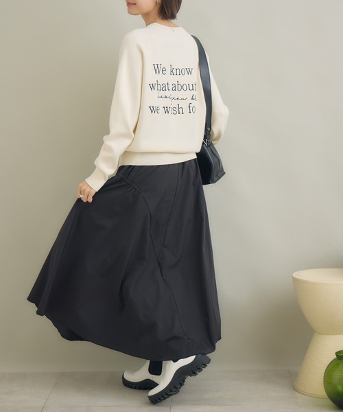 KATHARINE ROSS(キャサリンロス)の「【PILLINI/ピリーニ】もっちりロゴemb.プルオーバー(スウェット・レディース・グレー/オフホワイト/イエロー・MEDIUM)」の19枚目の写真