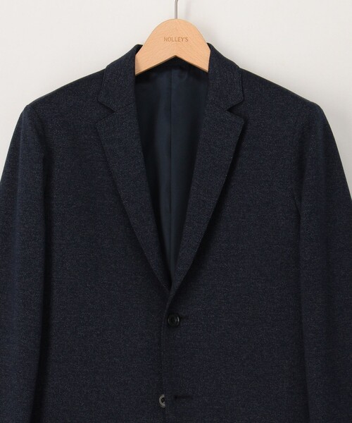 NOLLEY'S LIGHT（ノーリーズライト）の「《ビジカジ/セットアップ対応》杢ジャージ　テーラーカーデ（テーラードジャケット・メンズ・チャコールグレー/ネイビー/インディゴブルー・S/M/L/XL）」の10枚目の写真