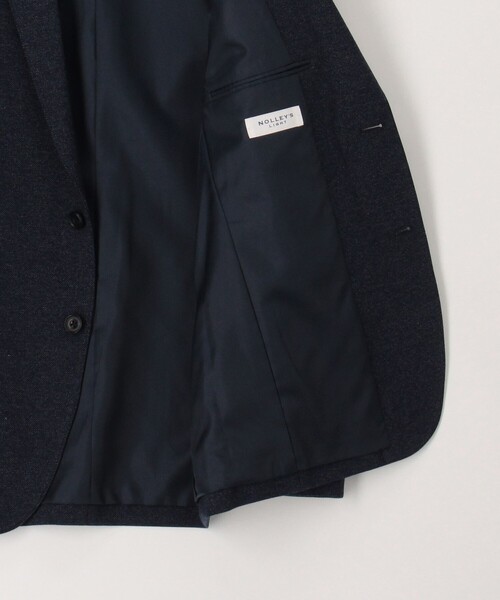 NOLLEY'S LIGHT（ノーリーズライト）の「《ビジカジ/セットアップ対応》杢ジャージ　テーラーカーデ（テーラードジャケット・メンズ・チャコールグレー/ネイビー/インディゴブルー・S/M/L/XL）」の15枚目の写真