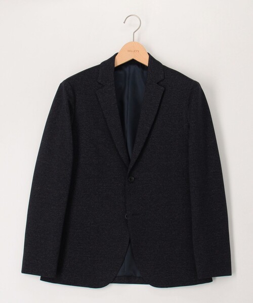 NOLLEY'S LIGHT（ノーリーズライト）の「《ビジカジ/セットアップ対応》杢ジャージ　テーラーカーデ（テーラードジャケット・メンズ・チャコールグレー/ネイビー/インディゴブルー・S/M/L/XL）」の20枚目の写真