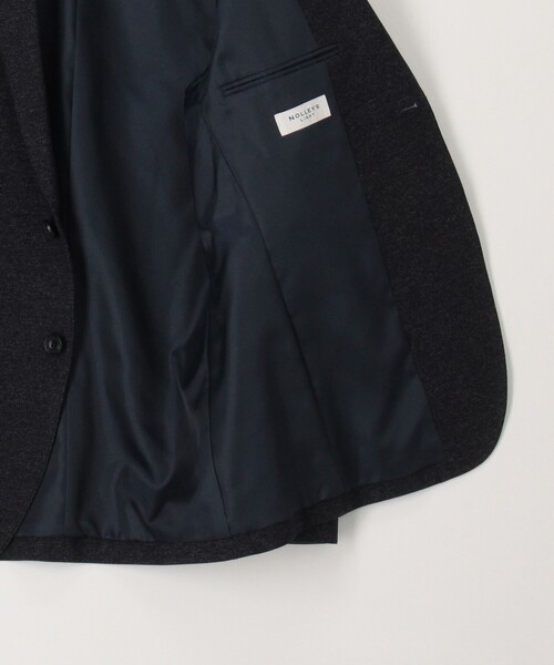 NOLLEY'S LIGHT（ノーリーズライト）の「《ビジカジ/セットアップ対応》杢ジャージ　テーラーカーデ（テーラードジャケット・メンズ・チャコールグレー/ネイビー/インディゴブルー・S/M/L/XL）」の21枚目の写真