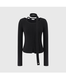 LOOKAST | ウィットニー カットアウト ニットトップ / WHITNEY CUTOUT KNIT TOP_3colors(ニット/セーター)