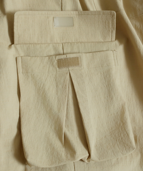 NODU（ノードユー）の「カーゴタックストリングワイドパンツ[ベージュ]（その他パンツ・レディース・その他・MEDIUM/LARGE/SMALL）」の10枚目の写真