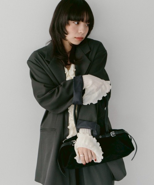 DRWCYS(ドロシーズ)の「スウェードライクベルトデザインハンドバック(ハンドバッグ・レディース・ブラック/ブラウン・FREE)」の20枚目の写真