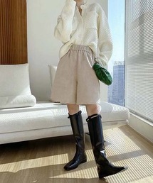 リラックスシルエット ハーフパンツ