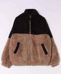 Revo.（レボ）の「両面シャギーボアフリース スタンドネック オーバーサイズ  ブルゾン 中綿入り【UNISEX】（ブルゾン）」