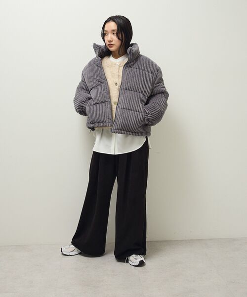 Green　Parks（グリーンパークス）の「ホワイトインナーバンドカラーシャツ（シャツ/ブラウス・レディース・オフホワイト/ストライプ・FREE）」の7枚目の写真