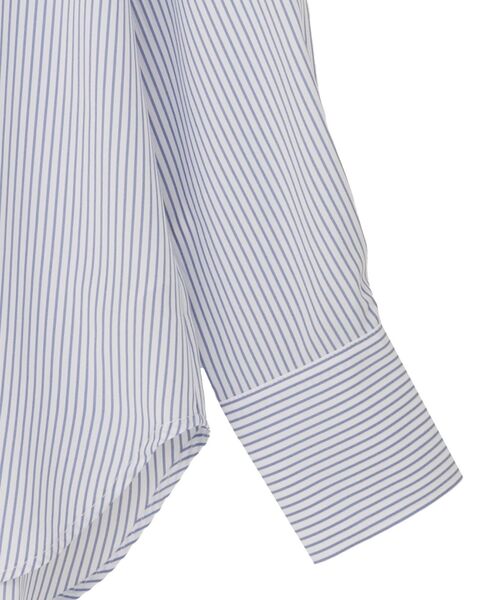 Green　Parks（グリーンパークス）の「ホワイトインナーバンドカラーシャツ（シャツ/ブラウス・レディース・オフホワイト/ストライプ・FREE）」の22枚目の写真