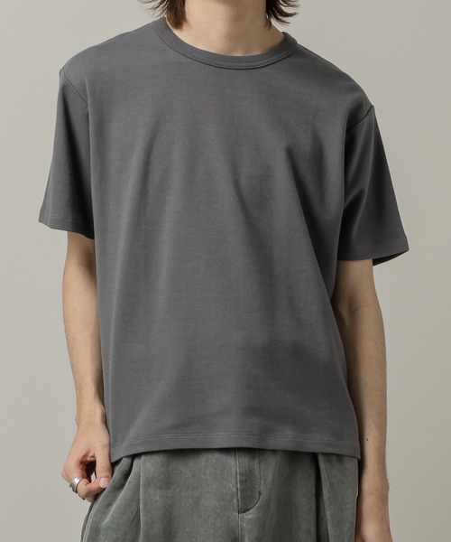 CASPER JOHN(キャスパージョン)の「Smooth compact T-shirts/スムースコンパクトTシャツ(Tシャツ/カットソー・メンズ・ブラック/ホワイト/レッド/ライトグリーン/ブルー/グレー・LARGE/MEDIUM/SMALL/X-SMALL)」の3枚目の写真