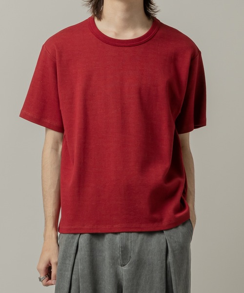 CASPER JOHN(キャスパージョン)の「Smooth compact T-shirts/スムースコンパクトTシャツ(Tシャツ/カットソー・メンズ・ブラック/ホワイト/レッド/ライトグリーン/ブルー/グレー・LARGE/MEDIUM/SMALL/X-SMALL)」の6枚目の写真