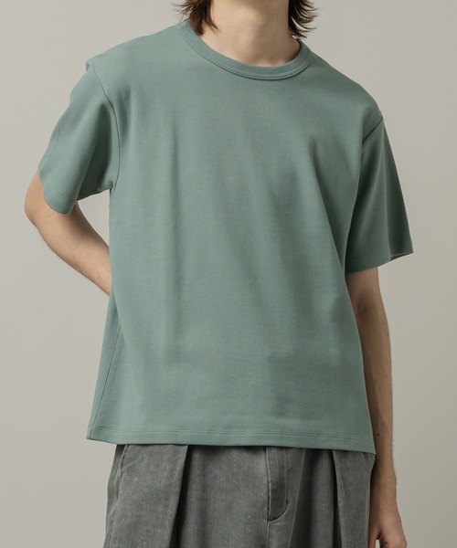 CASPER JOHN(キャスパージョン)の「Smooth compact T-shirts/スムースコンパクトTシャツ(Tシャツ/カットソー・メンズ・ブラック/ホワイト/レッド/ライトグリーン/ブルー/グレー・LARGE/MEDIUM/SMALL/X-SMALL)」の4枚目の写真