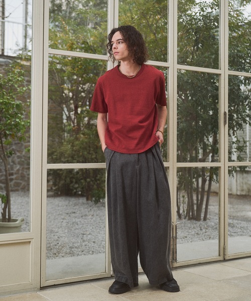 CASPER JOHN(キャスパージョン)の「Smooth compact T-shirts/スムースコンパクトTシャツ(Tシャツ/カットソー・メンズ・ブラック/ホワイト/レッド/ライトグリーン/ブルー/グレー・LARGE/MEDIUM/SMALL/X-SMALL)」の22枚目の写真