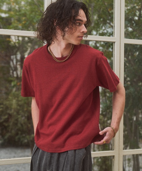 CASPER JOHN(キャスパージョン)の「Smooth compact T-shirts/スムースコンパクトTシャツ(Tシャツ/カットソー・メンズ・ブラック/ホワイト/レッド/ライトグリーン/ブルー/グレー・LARGE/MEDIUM/SMALL/X-SMALL)」の20枚目の写真