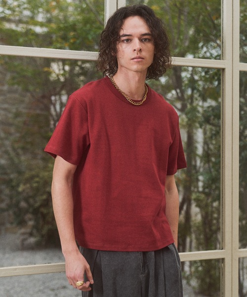 CASPER JOHN(キャスパージョン)の「Smooth compact T-shirts/スムースコンパクトTシャツ(Tシャツ/カットソー・メンズ・ブラック/ホワイト/レッド/ライトグリーン/ブルー/グレー・LARGE/MEDIUM/SMALL/X-SMALL)」の21枚目の写真